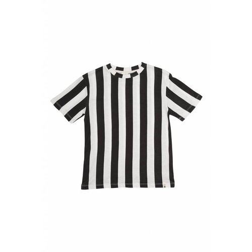 Popupshop Loose SS Tee Stripe Black/Off white Popupshop Loose SS Tee Stripe Black/Off white