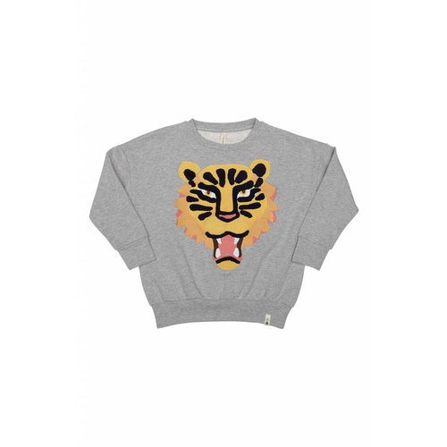 Popupshop Loose Sweat Tiger EMB Popupshop Loose Sweat Tiger EMB