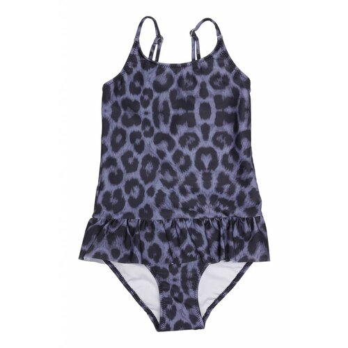 Popupshop Ruffles Swimsuit Blue Leo Popupshop Ruffles Swimsuit Blue Leo