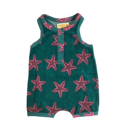 Hugo Loves Tiki Short Leg Terry Romper Starfish Hugo Loves Tiki Short Leg Terry Romper Starfish