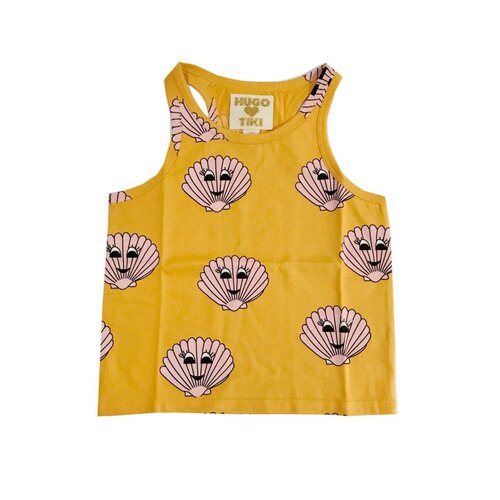 Hugo Loves Tiki Tank Top Gold Seashells Hugo Loves Tiki Tank Top Gold Seashells