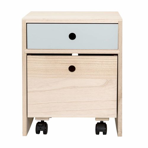 Bloomingville Mini Bedside Table Blue Bloomingville Mini Bedside Table Blue