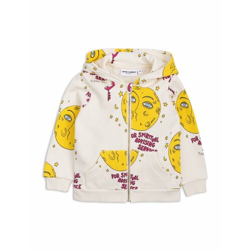Mini Rodini Moon Zip Hoody Mini Rodini Moon Zip Hoody