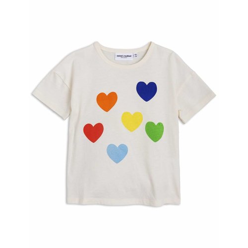 Mini Rodini T shirt - Rainbow Love SP SS Tee Mini Rodini T shirt - Rainbow Love SP SS Tee