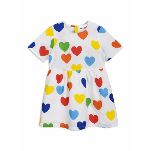 Mini Rodini Rainbow Love Woven Dress Mini Rodini Rainbow Love Woven Dress