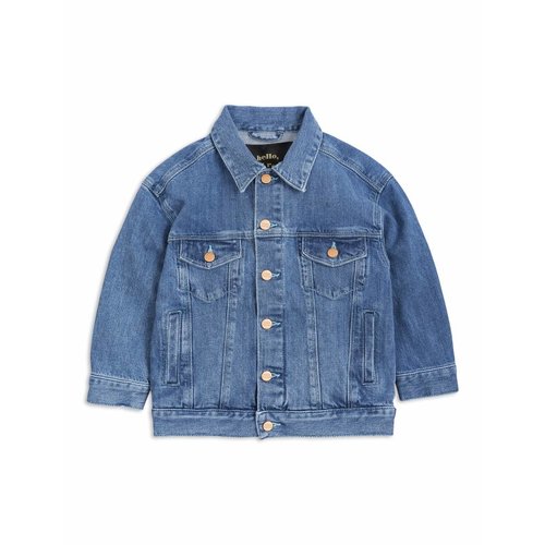 Mini Rodini Space Cat Denim Jacket Mini Rodini Space Cat Denim Jacket