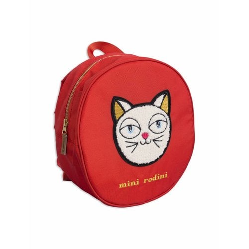 Mini Rodini Cat Backpack Red Mini Rodini Cat Backpack Red