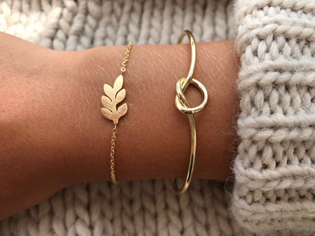 Leaf Flat Plant Trendy Bracelet Lovelymusthaves Joboly Leaf Flat Plant Trendy Bracelet