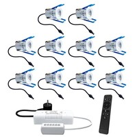 Milano Cree LED Einbaustrahler Set 10 x 3 Watt dimmbar