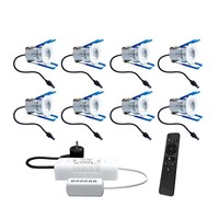 Milano Cree LED Einbaustrahler Set 8 x 3 Watt dimmbar