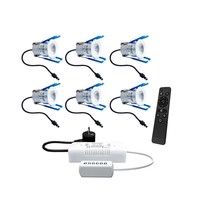 Milano Cree LED downlight set 6 x 3 Watt dimmable