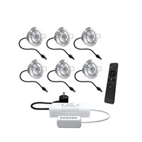 Lavanto Cree LED Einbaustrahler Set 6 x 3 Watt Kippbar