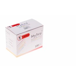 MyAcu Akupunktur-Nadeln mit Kunststoffgriff - Guidetube 0,16x30 mm