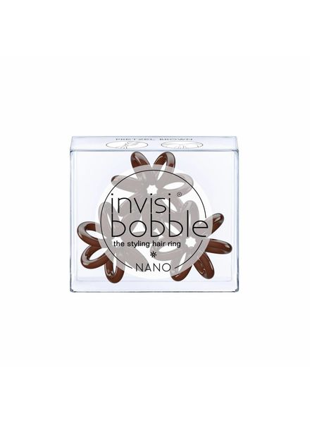 invisibobble® NANO Pretzel Brown 6-Box