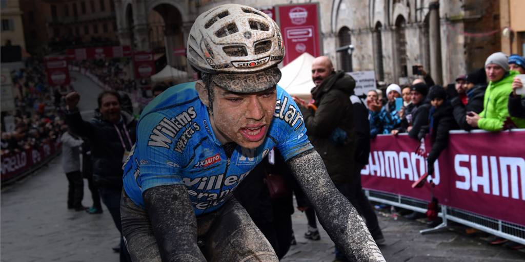 Sensational Third Place For Wout van Aert At Strade Bianche