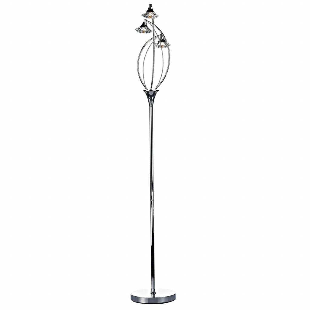 3 Light Floor Lamp Polished Chrome Lightbox 3 Light Floor Lamp Polished Chrome
