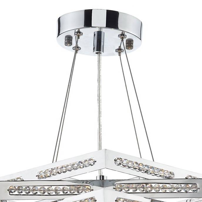 Square Crystal Pendant Large Lightbox