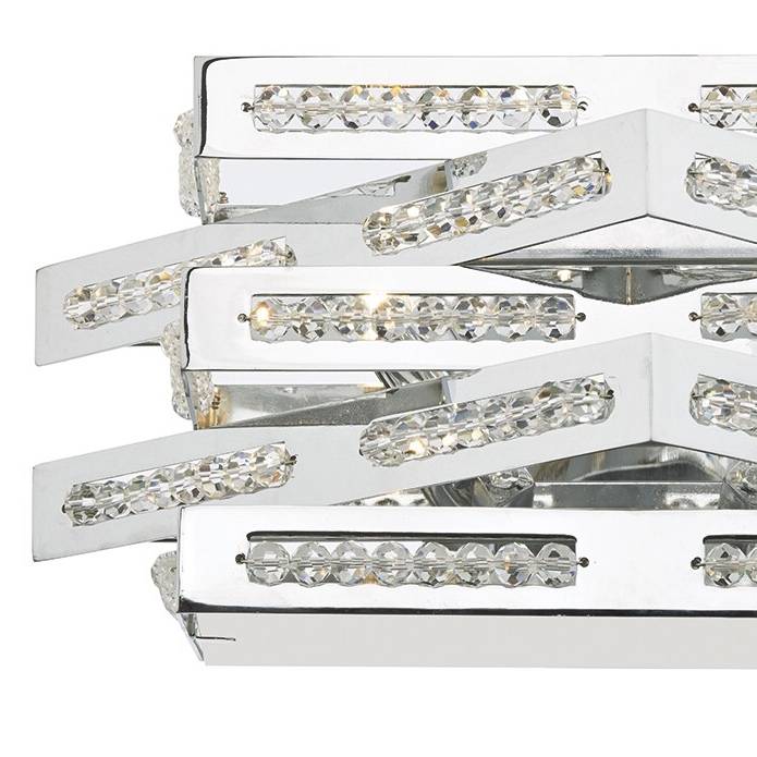 Square Crystal Wall Light - Lightbox