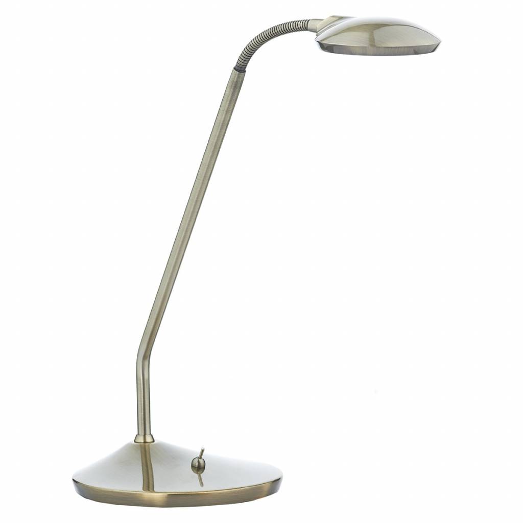 LED Reading Lamp Antique Brass Lightbox