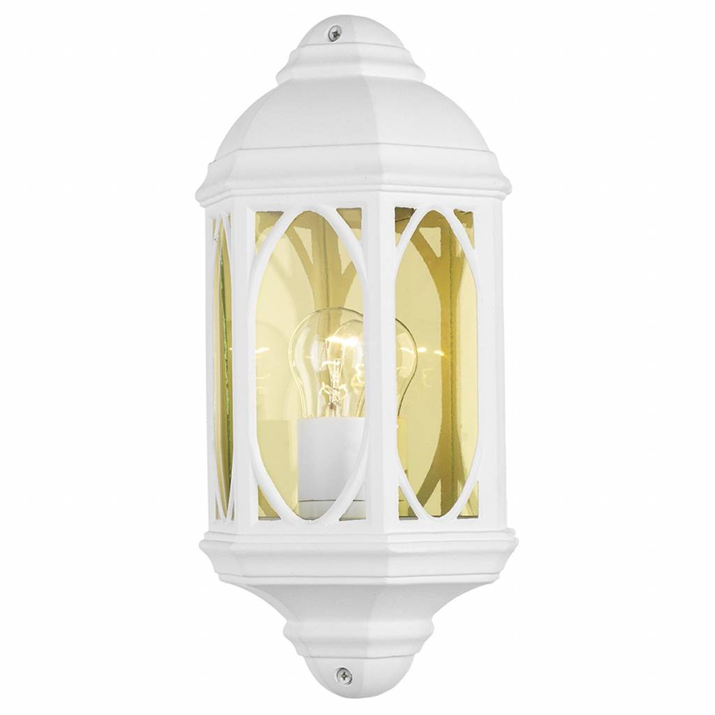 Outdoor Half Wall Lantern White Lightbox Outdoor Half Wall Lantern White