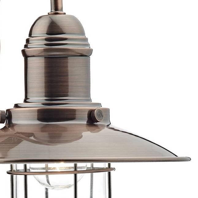 Fishermans Wall Light - Antique Copper - Lightbox