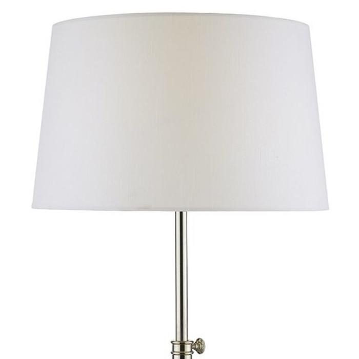 Luxe Tripod Table Lamp Brushed Nickel Polished Chrome Lightbox Luxe Tripod Table Lamp Brushed Nickel Polished Chrome