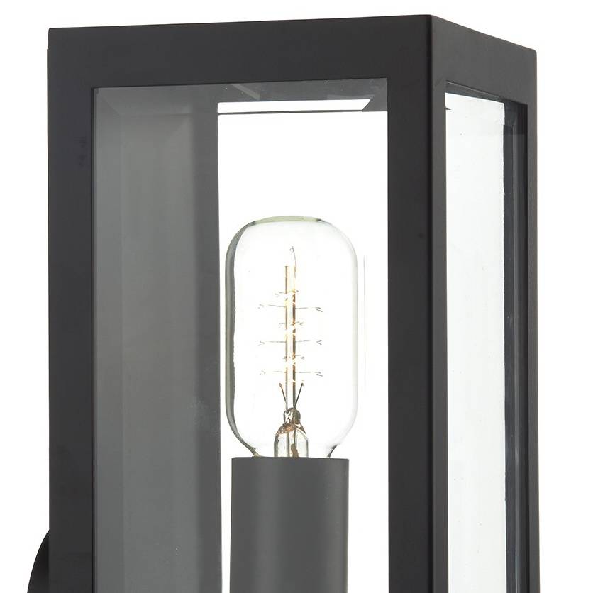 Box Outdoor Wall Light Black Lightbox Box Outdoor Wall Light Black