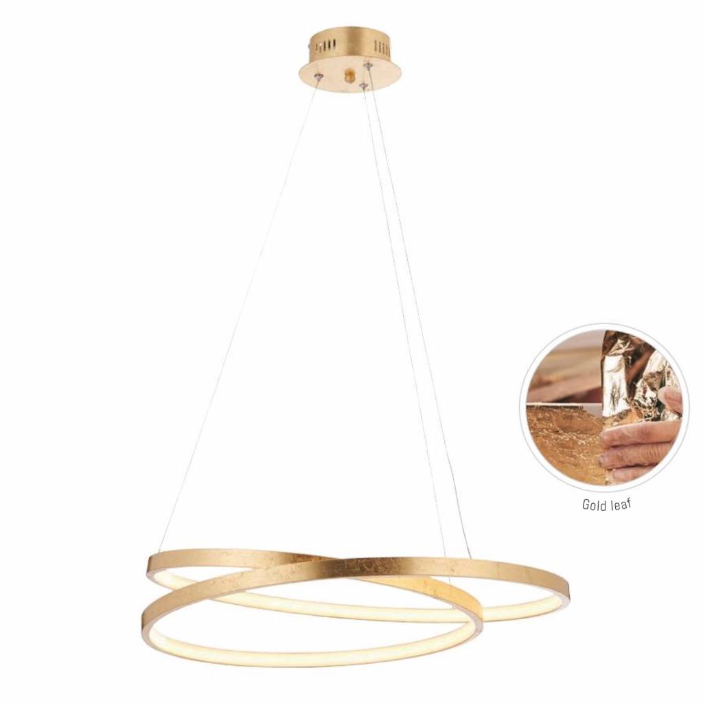 Cypher Gold Leaf Led Ring Lightbox Cypher Gold Leaf Led Ring