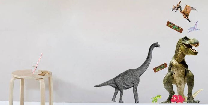 Muursticker Dinosaurus