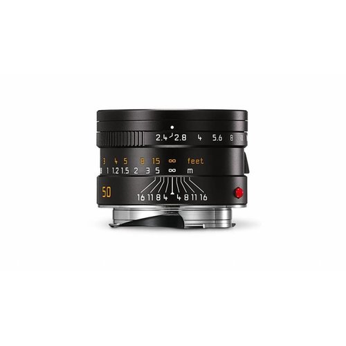 Leica SUMMARIT-M 50 mm f/2.4, black anodized finish Leica SUMMARIT-M 50 mm f/2.4, black anodized finish