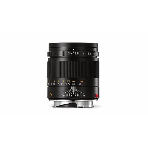 Leica SUMMARIT-M 75 mm f/2.4, black anodized finish Leica SUMMARIT-M 75 mm f/2.4, black anodized finish