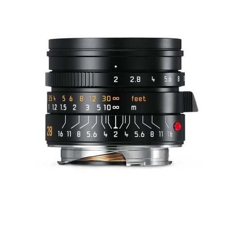 Leica SUMMICRON-M 28 mm f/2 ASPH., black anodized finish Leica SUMMICRON-M 28 mm f/2 ASPH., black anodized finish