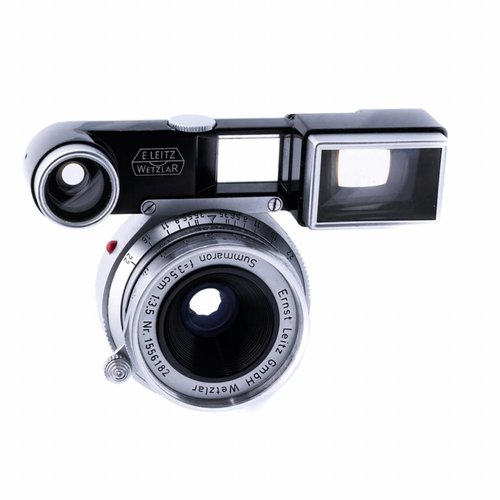 Leica 35mm f/3.5 Summaron + M3 Viewfinder Attachment Leica 35mm f/3.5 Summaron + M3 Viewfinder Attachment