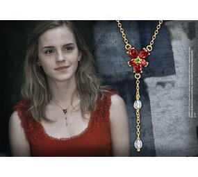 The Noble Collection Harry Potter: Hermione's Red Crystal Necklace