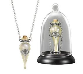 The Noble Collection Harry Potter Felix Felicis Pendant and Display