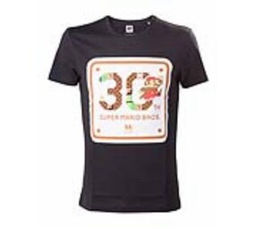Bioworld Nintendo - T-shirt Black 30th Anniversary