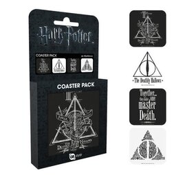 Hole In The Wall Harry Potter: Deathly Hallows - Coaster Set 4