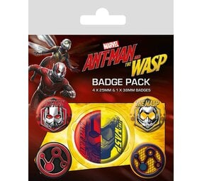 Hole In The Wall Marvel: Ant-Man and The Wasp Badge pack