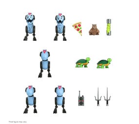 Super7 TMNT: Ultimates Wave 6 - Mousers 3 inch Action Figure 5-Pack