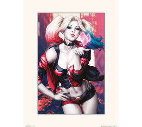 DC Comics DC comics: Harley Quinn Kiss Print