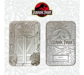 Jurassic Park: Welcome Gates Ignot Limited Edition silverplated 