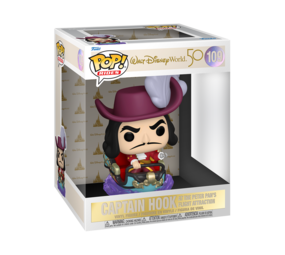 Funko Pop! Ride: Walt Disney World 50th Anniversary - Captain Hook at the Peter Pan's Flight Attraction