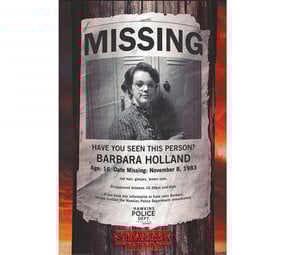 strangerthings Stranger Things Missing Barb Poster