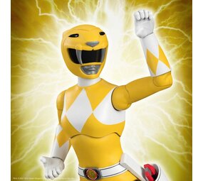 Super7 Mighty Morphin' Power Rangers: Ultimates Wave 1 - Yellow Ranger 7 inch Action Figure