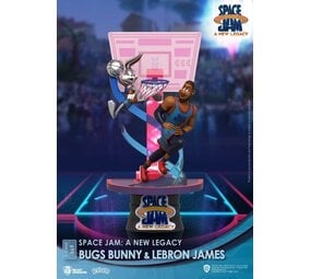 Beast Kingdom Space Jam 2: Bugs Bunny and LeBron James PVC Diorama