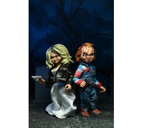 NECA Die Braut von Chucky: Chucky und Tiffany 8 Zoll bekleidete Actionfigur im 2er-Pack