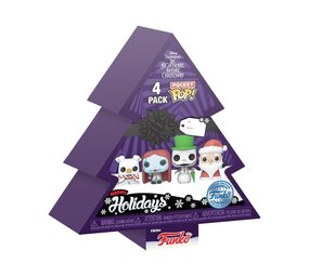 Funko Pocket Pop! The Nightmare Before Christmas - Tree Holiday Box 4-Pack