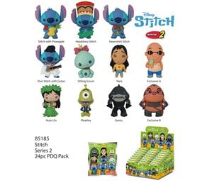 Monogram Disney: Lilo & Stitch - Stitch Series 2 3D Keychain (prijs per stuk)
