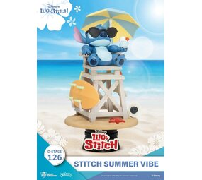 Beast Kingdom Disney: Lilo & Stitch - Stitch Summer Vibe PVC Diorama