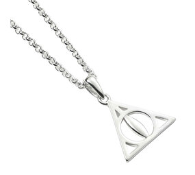 The Noble Collection Harry Potter: Sterling Silver Deathly Hallows Necklace
